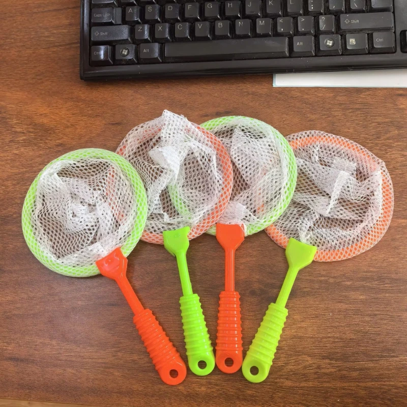20pcs Small Fishing Nets Kids Bug Catcher Plastic Net Explorer Kids Collecting Net Toy
