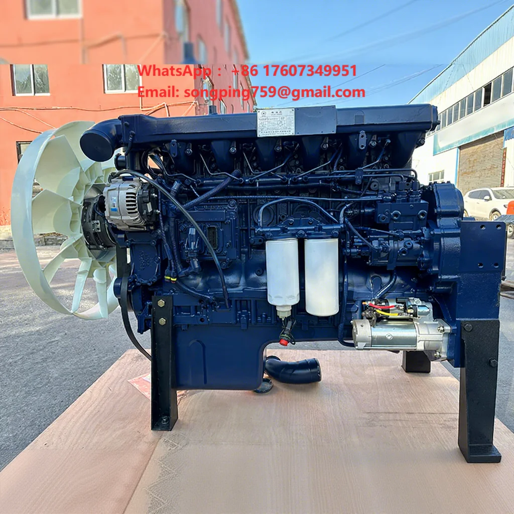 All Series Weichai 290 F3000 Wp12 Wp10 Wp13 Wd615 Engine Assembly 430hp Sinotruk Howo Euro2 Engine