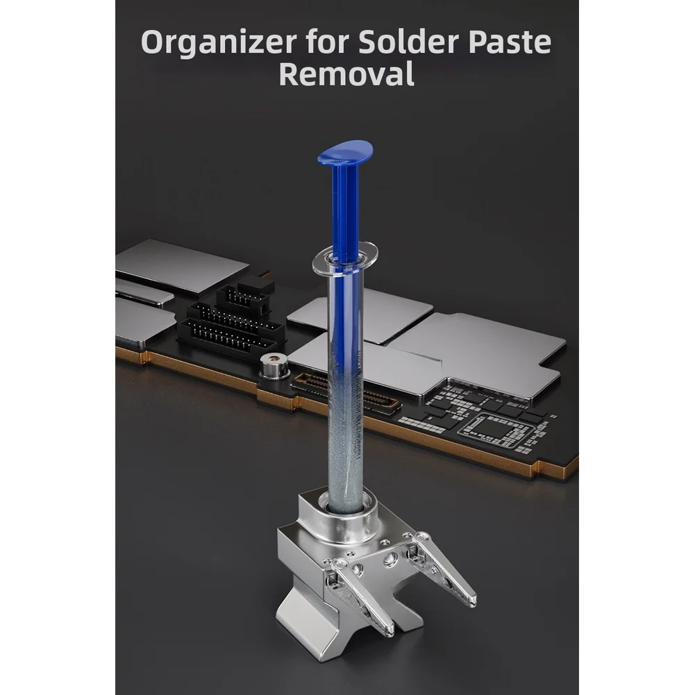 Motherboard Stand Silver Soldering Fixture Adjustable Clamping Distance Non-ferrous Alloy Material Rust Resistant