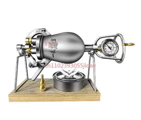 ヴィンテージスタイル手回しポップコーンメーカー-小型ミニ家庭用、304食品グレードの穀物ポップコーン製造機