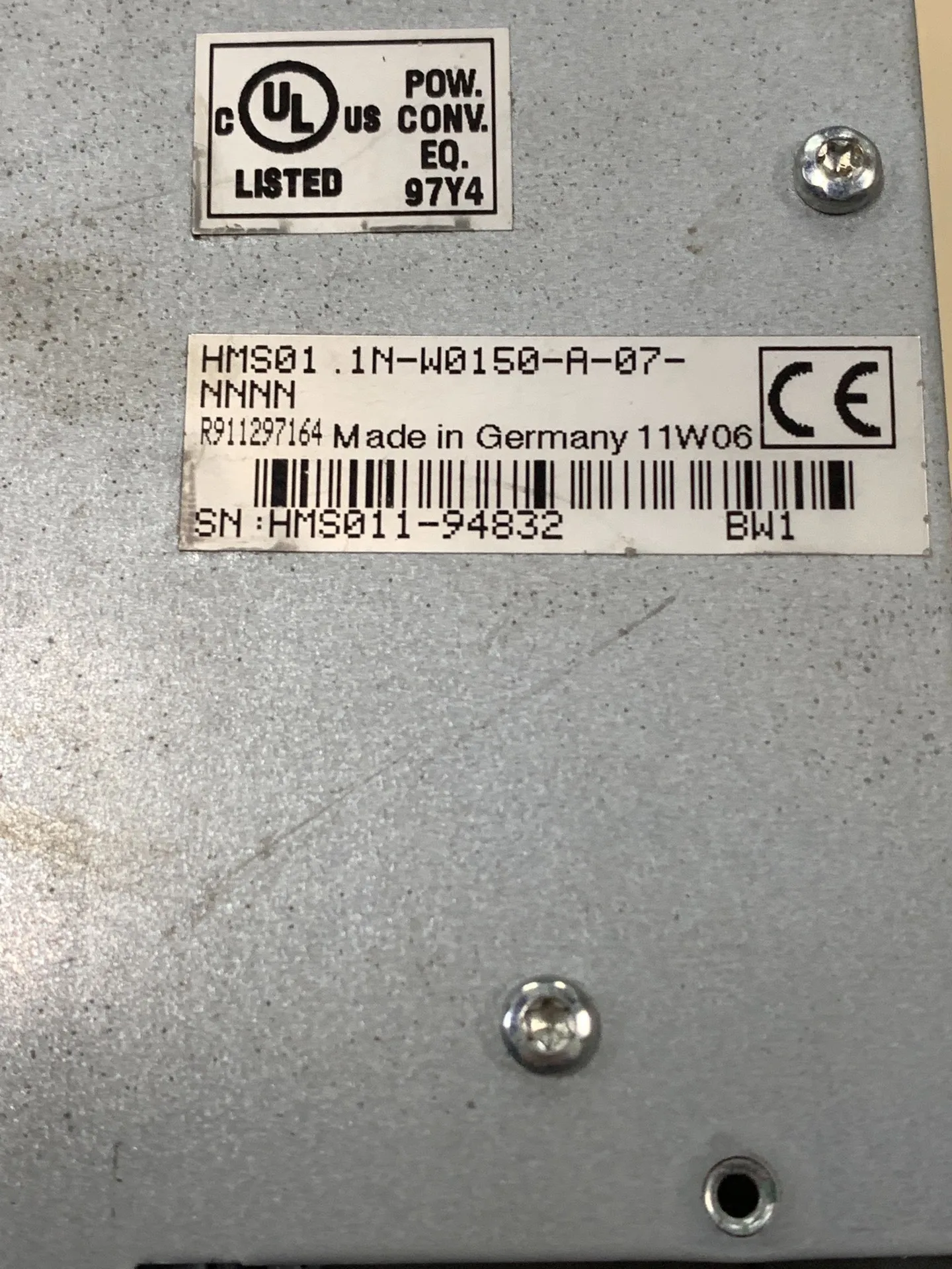 HMS01.1N-W0150-A-07-NNNN Servo Drive for Rexroth