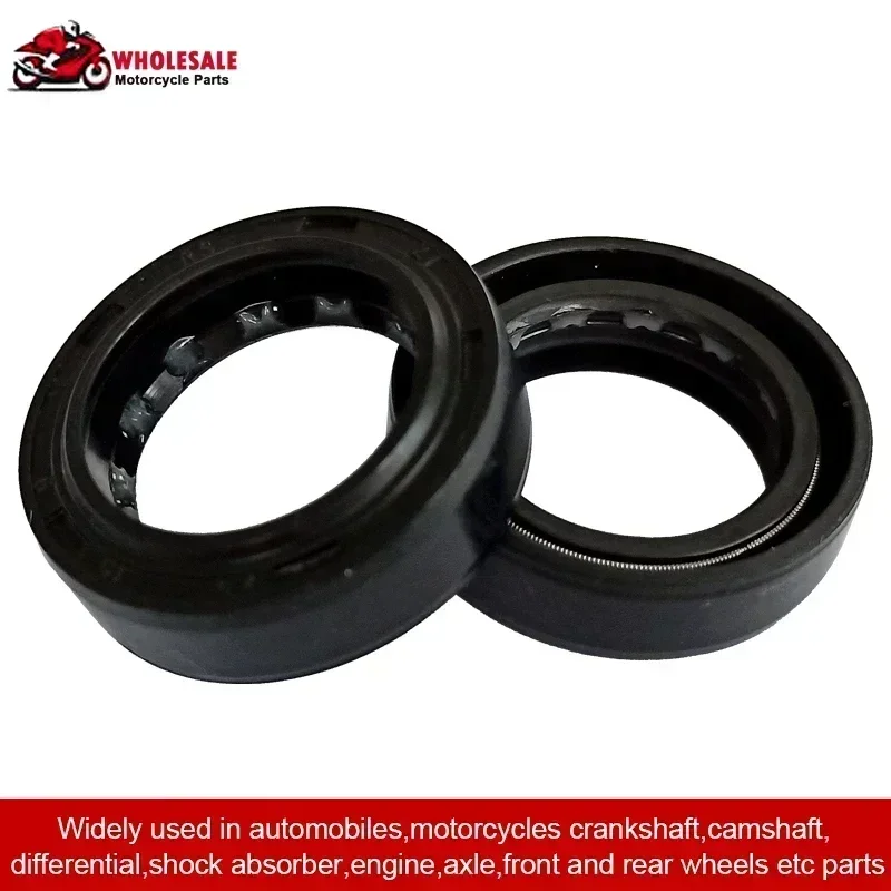 2pc/4pc/8pc 27x37x7.5 27*37*7.5 Motorcycle Front Fork Shock Absorber Damper Oil Seal & 27x37 Dust Cover
