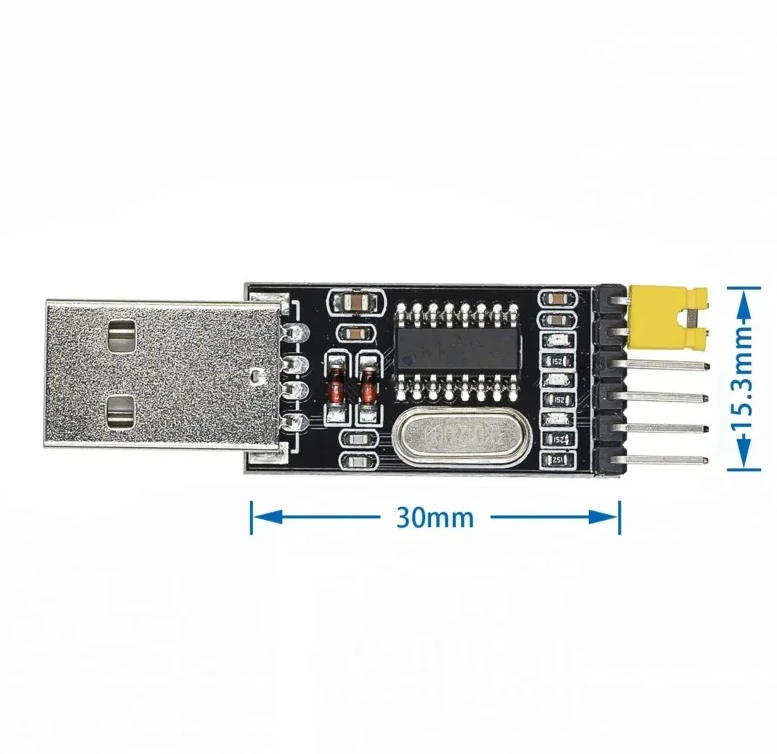 1-10 interruptores CH340 3,3 V 5 V, 1 convertidor H43 USB a TTL, módulo UART