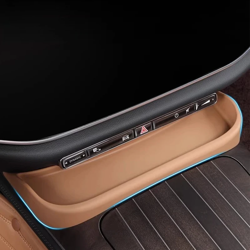 Center Console Gear Storage Box for Mercedes-Benz E-Class E300L E260L Interior Organizer Accessories