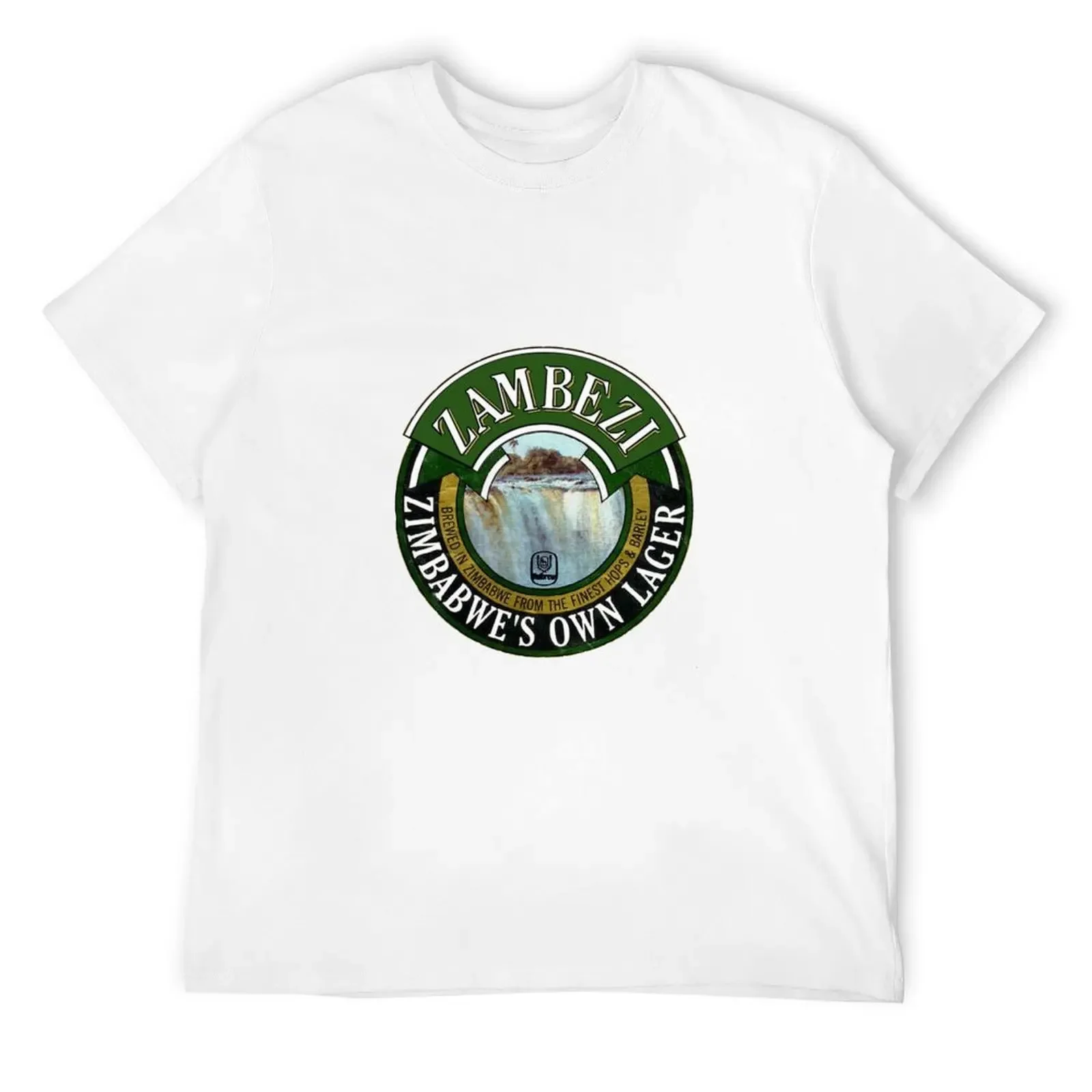 

Vintage Zambezi Lager Logo T-Shirt oversize t-shirts man plus size clothes outfits for men