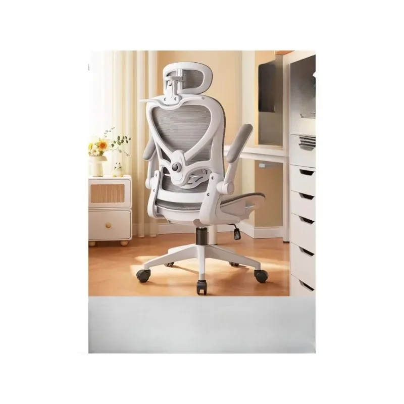 Comfortable Gaming Chair with Soft Padding, Neck Support and Adjustable Lumbar Cushion for Healthy Sitting Posture