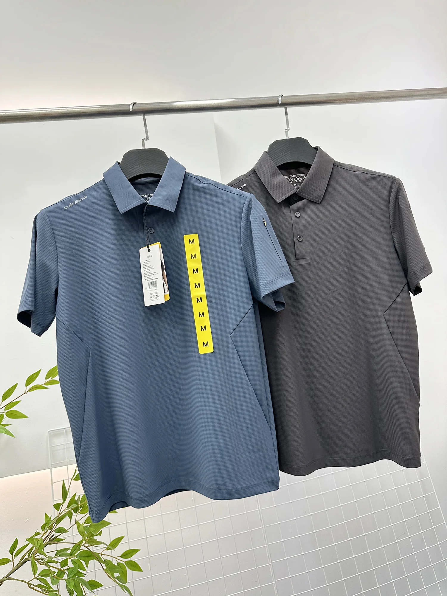High Performance Men's Summer Cool Feeling Breathable Outdoor Sports Casual Short Sleeve  Shirt Standard Nylon Fabric