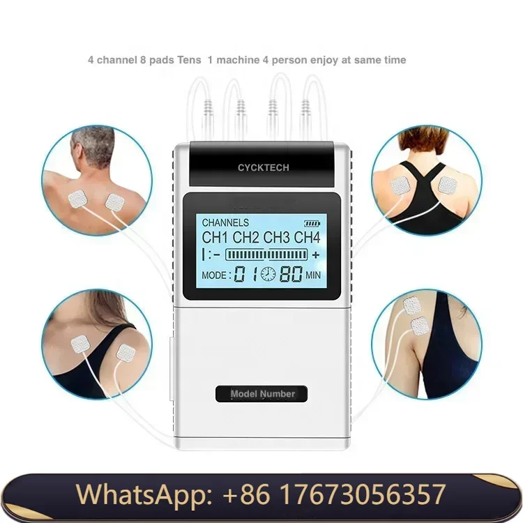 

TENS 7000 4 Channel 15 Modes Pain Relief Tens Unit Home Use Physical Therapy Tens Ems Equipment