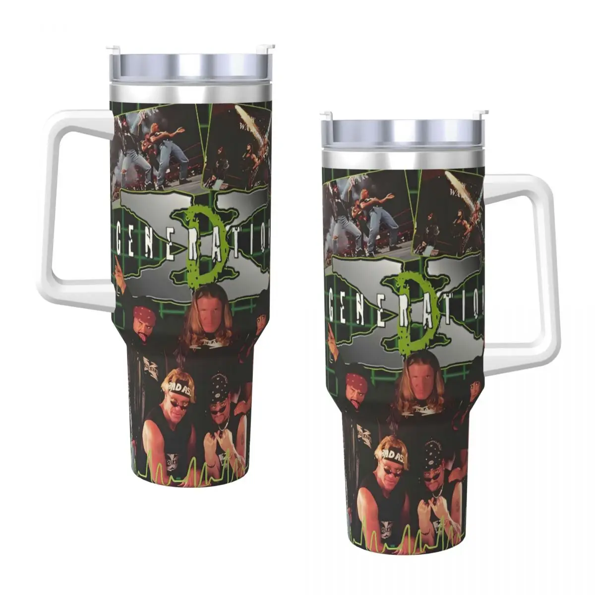 

Стакан из нержавеющей стали D-Generation X, термокружка для борьбы, изолированные горячие напитки, автомобильные кружки, дизайн для путешествий, бутылка для воды