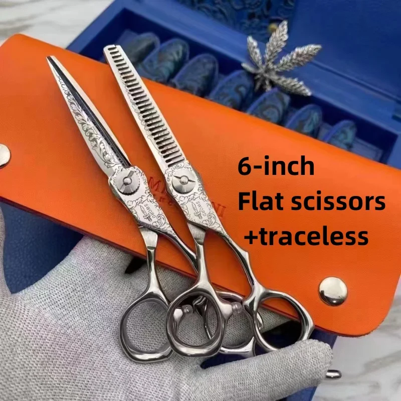 

MIZUTANI barber Scissors professional hairdressing scissors 6.0 inch VG10 material Hair cutting machine Hair cutting scissors