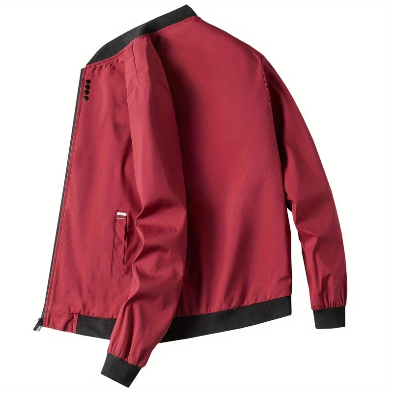 

Spring and Autumn Men's Jacket Casual Baseball Jacket Thin Top Teenage Men's Fashion Jacket Men's Jacket