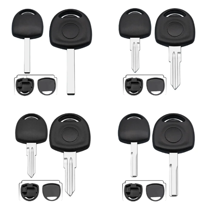 

10 шт. корпус транспондера для Opel Buick Sail Chevrolet, сменные заготовки для ключей, 4 разного лезвия ключа