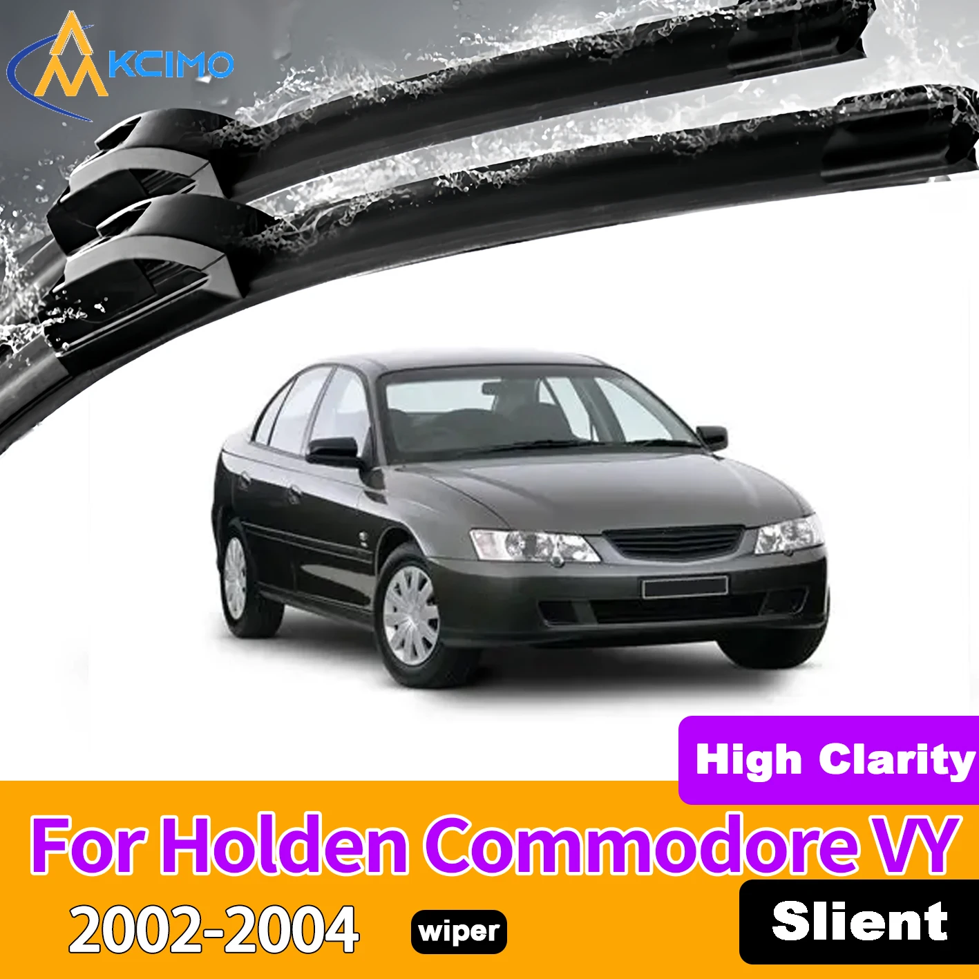 

All Weather Durable Wiper Blades For Holden Commodore VY 2002-2004 Front Windshield Wiper Soft Rubber Frameless