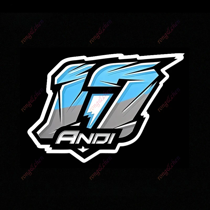 

Creative Car Sticker Blue Number 17 Racing for Car Motorcycle Racing Helmet Laptop Trunk Body Car Window Surfboard PVC Decals