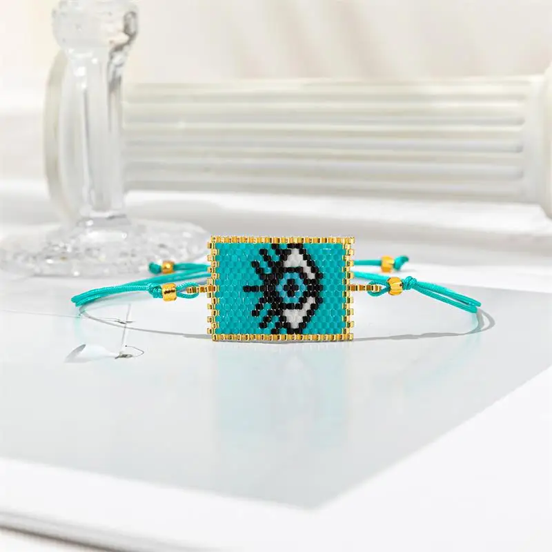 

BLUESTAR Turkish Lucky Evil Eye Bracelets For Women Handmade Braided Red Rope Lucky Jewelry String Bracelet Friendship Jewelry