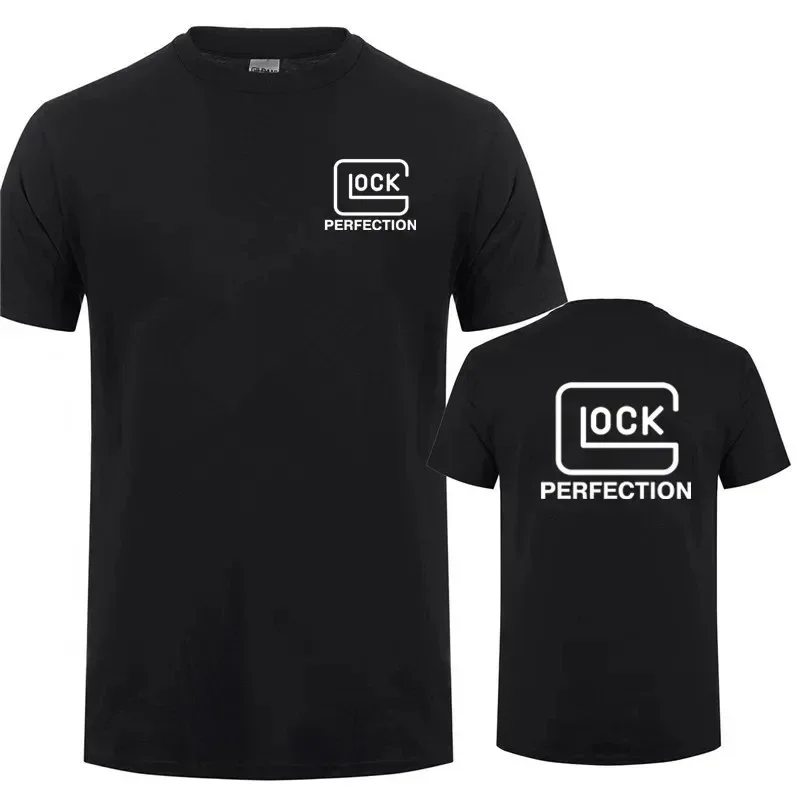 Glock Perfection Men T Shirts Summer Fashion Short Sleeve Man Glock T-Shirt Tops