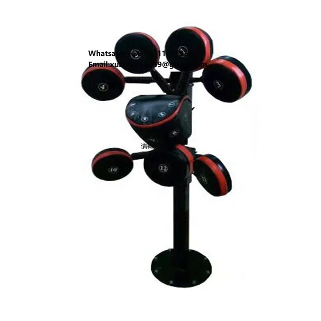 Professional Training Taekwondo Boxing Kick Target Hand Pads Stand Kick Target  Adjustable Boxing Mitts Stand