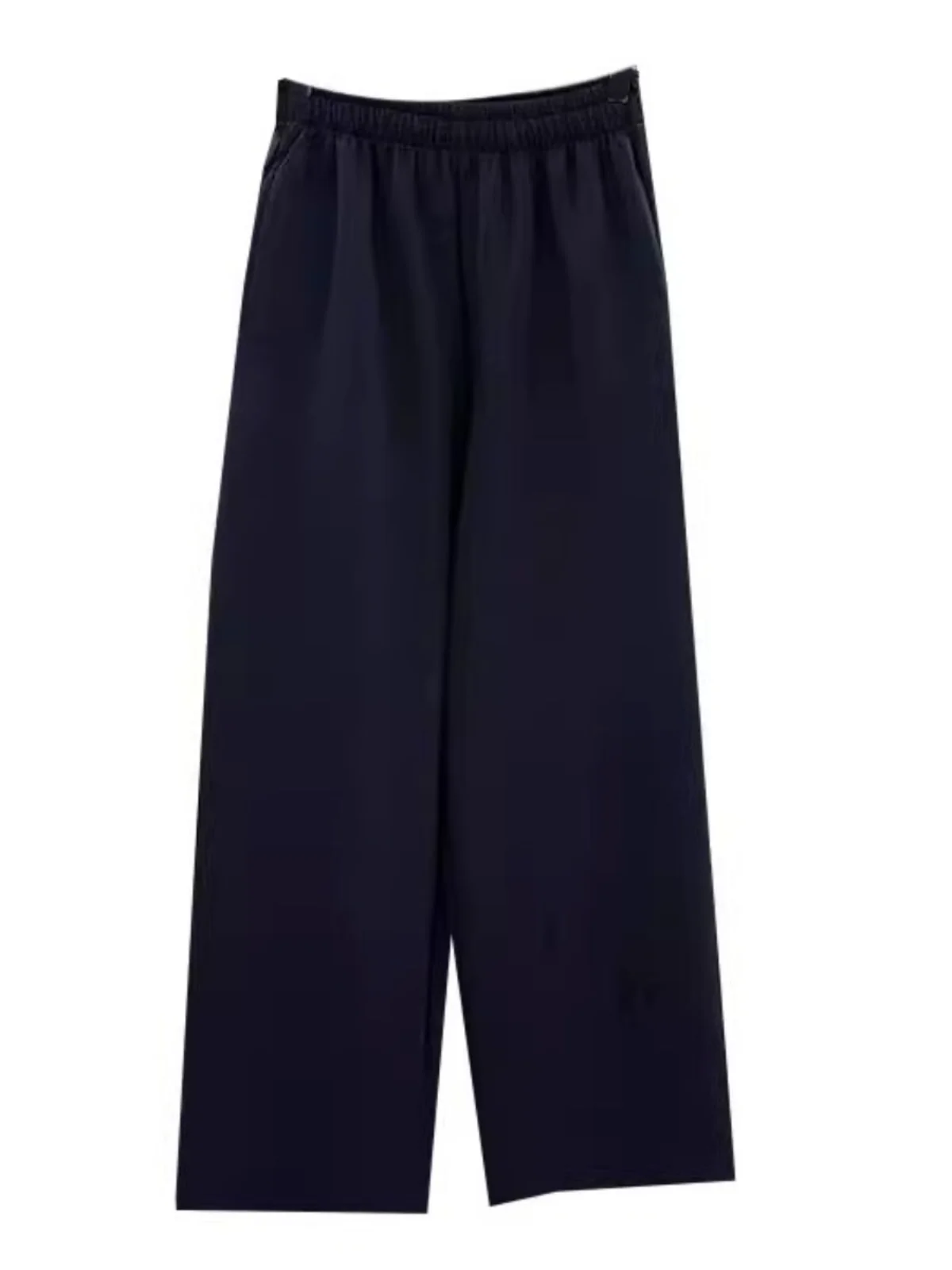 فضفاض عارضة الرياضة مستقيم الساق السراويل السراويل الطويلة Sweatpants تصميم التسمية الصغيرة k الأزرق مريحة Faionable المرأة...
