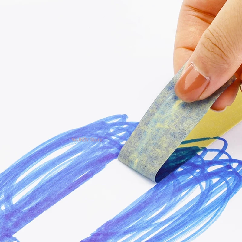 Yellow Masking Tape Car Paint Decoration writing marks Textured Paper masking tape 8mm~50mm