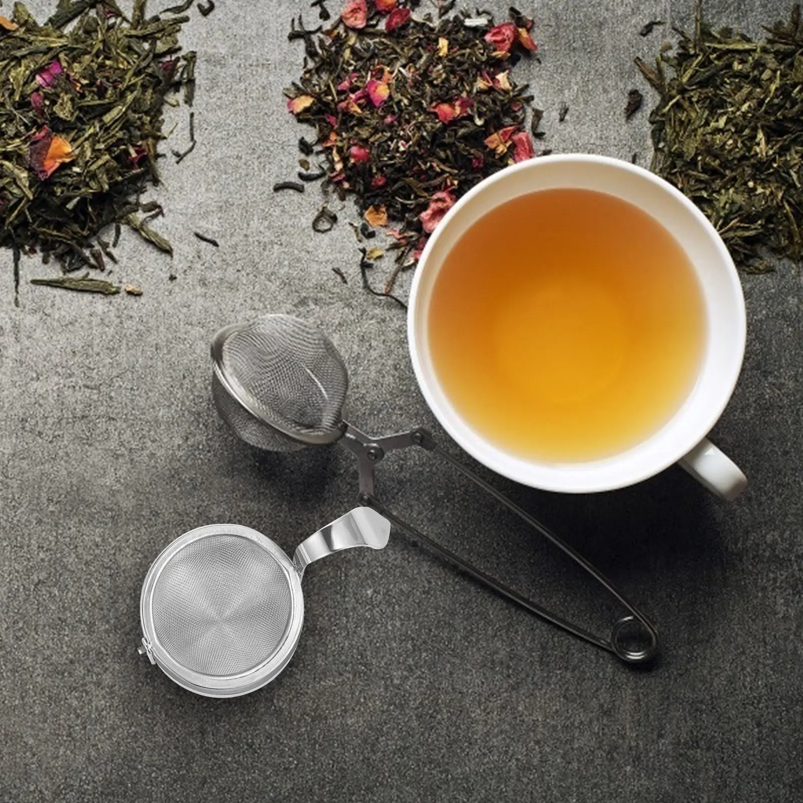 Stainless Steel Tea Strainer Duck Bill Loose Leaf Tea Infuser Fine Mesh Filter for Home Office Kitchen