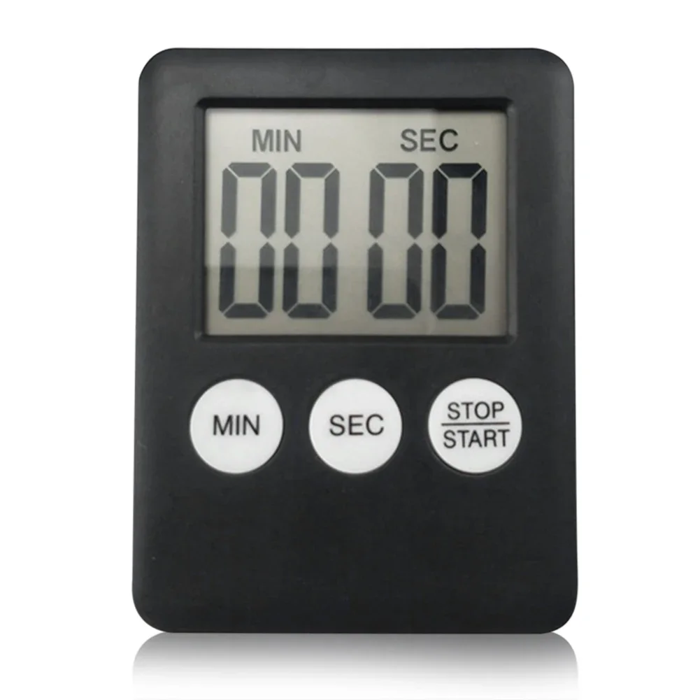 Digital Electronic Timer Stopwatch Multi-Function Portable Stopwatch LCD Display Mini for Sports Exercise Baking Cooking