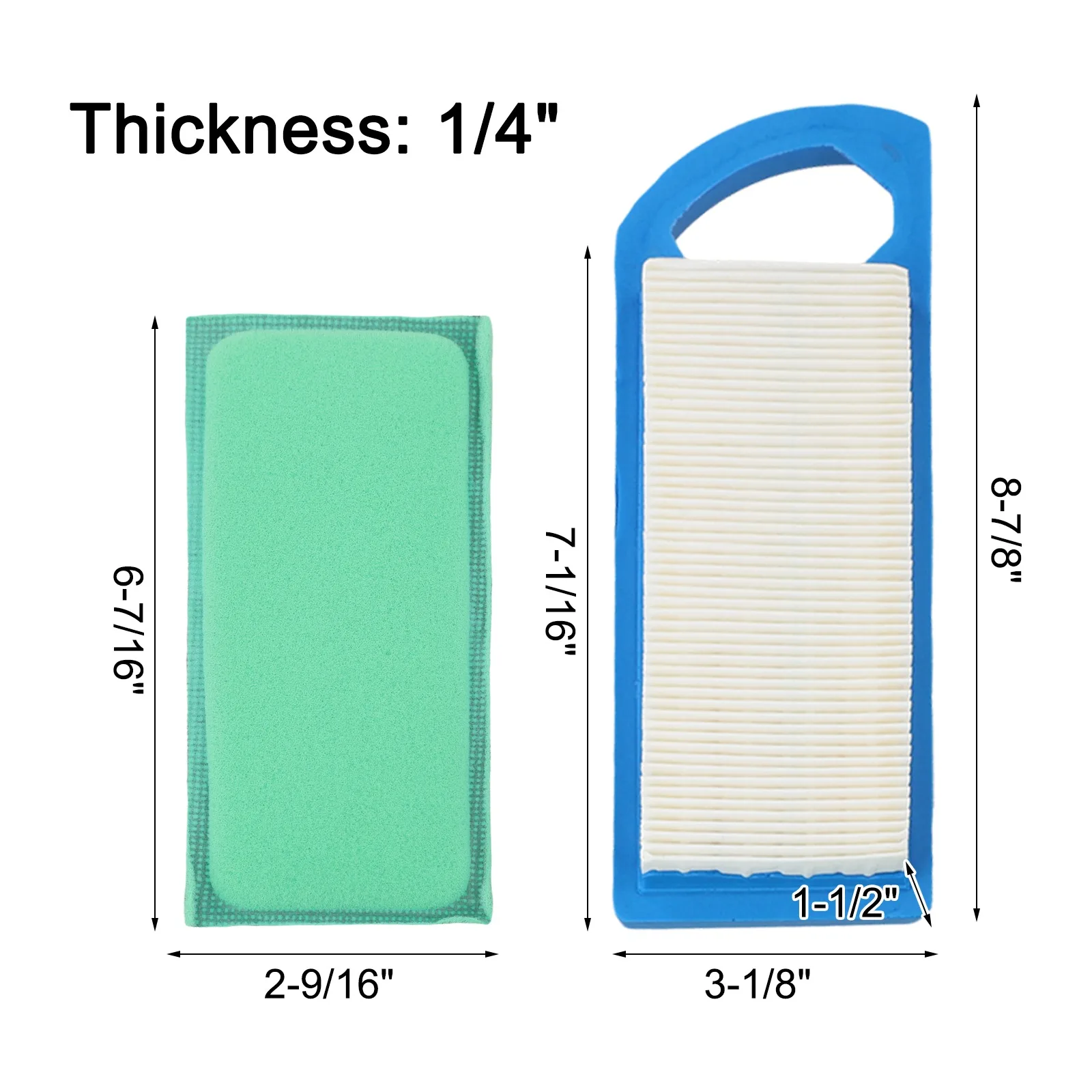 Lawn Maintenance Air Filters Mower Air Filter Outdoor Lawn Mower Parts Compatible With LT1000 Fits 102 105 Models