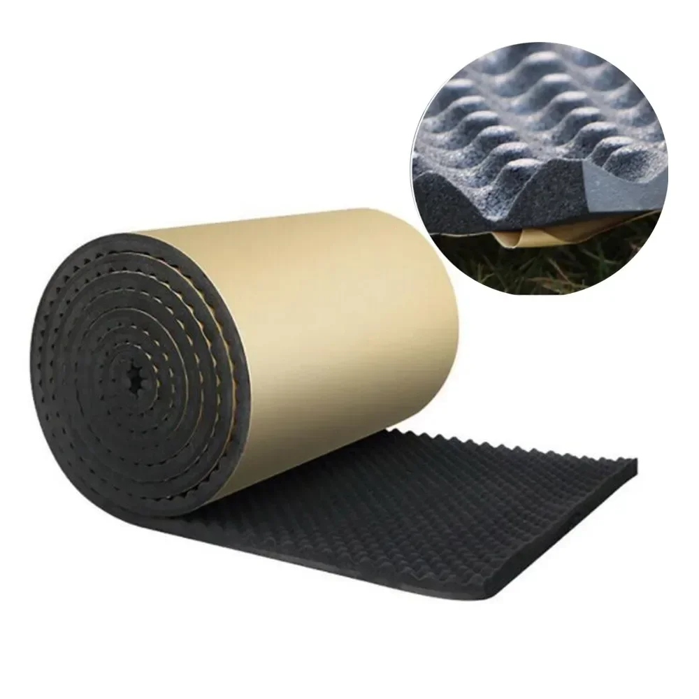 Car Sound ProofDeadening Mat Heat Closed Cell Foam Anti-noise 2mm Car Truck Sound Insulation Cotton 50x100cm