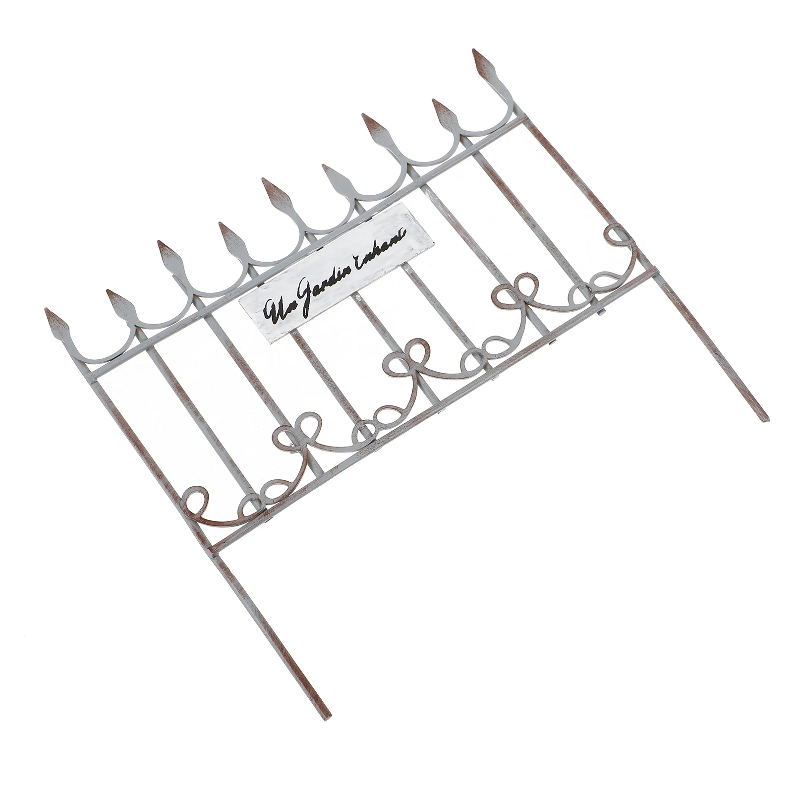 

Wrought Iron Mini Decorative Garden Micro Landscape Durable Smooth Surface Realistic Texture For Dollhouse Small Gardens