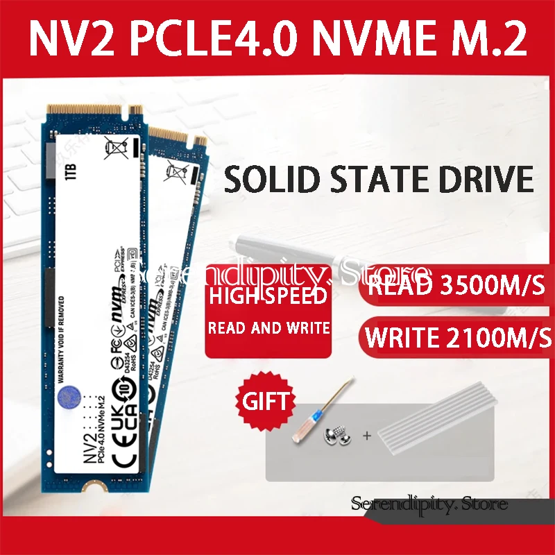 

Original NEW Solid-State Drive SSD PCIe 4.0 Notebook M.2 High-Speed Desktop Computer Universal NVMe NV2 500GB/1TB/2TB