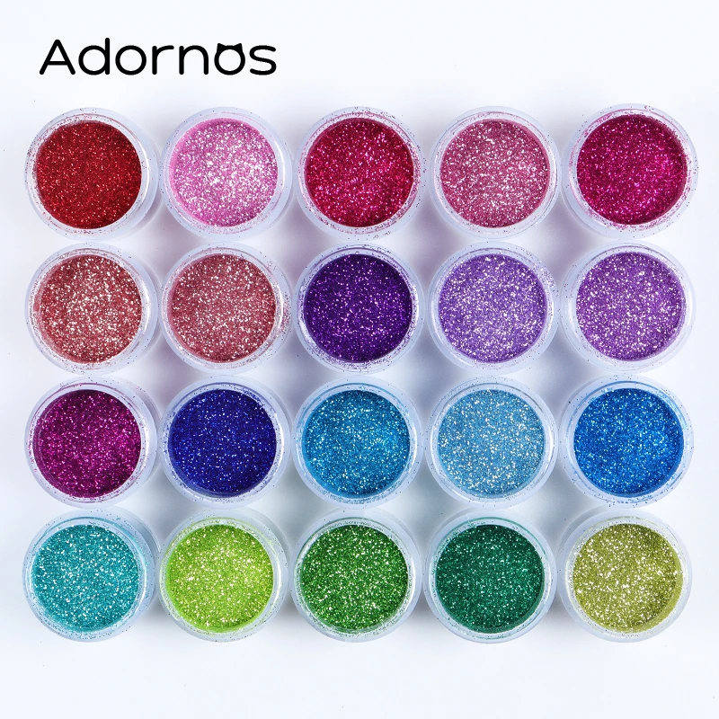 10ml Chrome Pigment Nail Glitter Sprinkles Powder 0.2mm Loose Sequins Nails Art Decoration Accessories UV Gel Manicure Materials