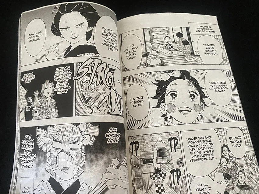 Imagem -04 - Japonês Anime Demon Slayer Inglês Comic Book Grupo Kimetsu no Vol Manga Juventude Livro Livro