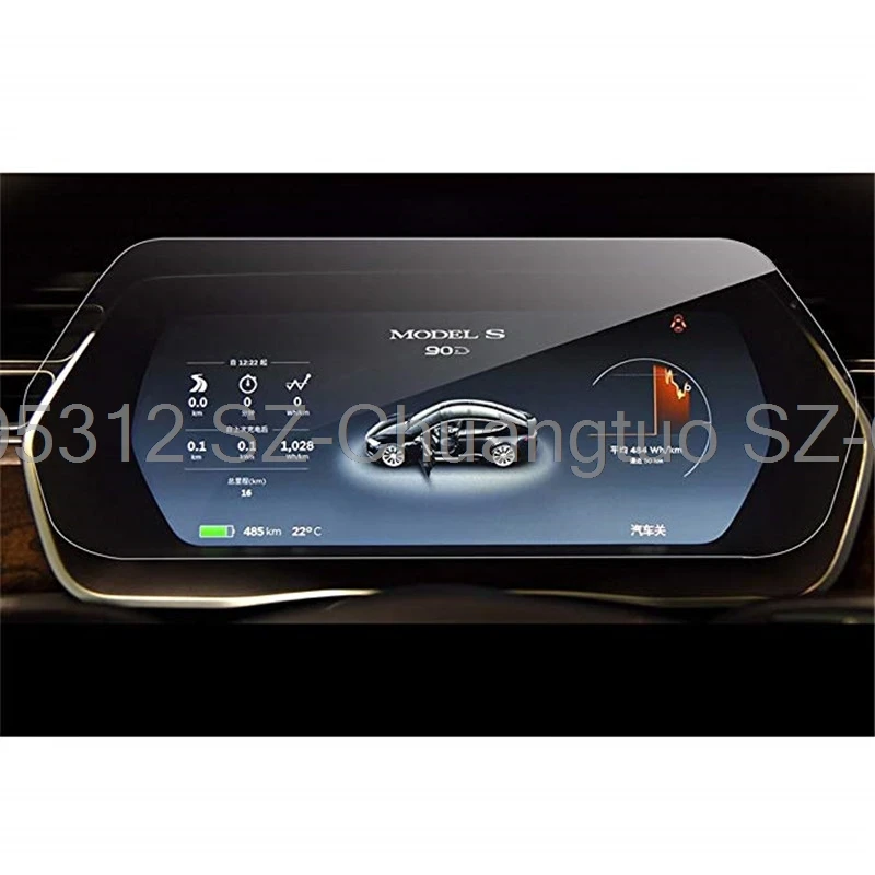 Tempered Glass Screen Protector For Tesla Mode S Model X 2017-2021  Instrument Panel Anti Scratch film accessories