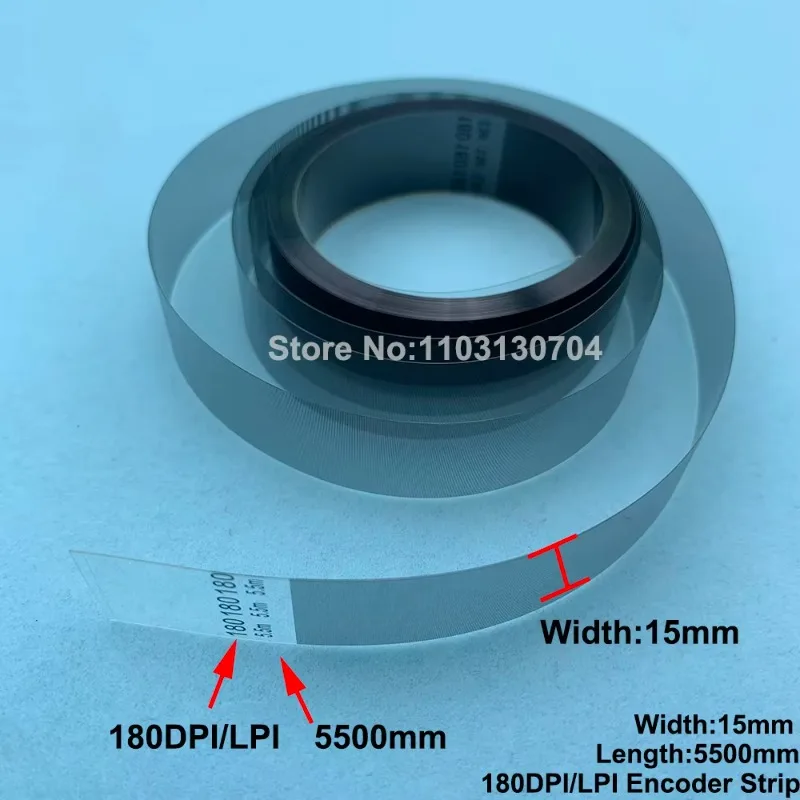 2PCS 180Lpi Encoder Strip Raster Film H9730 15mm 180dpi Encoder Tape for Allwin Human Xuli Infiniti Large Format Printer Plotter