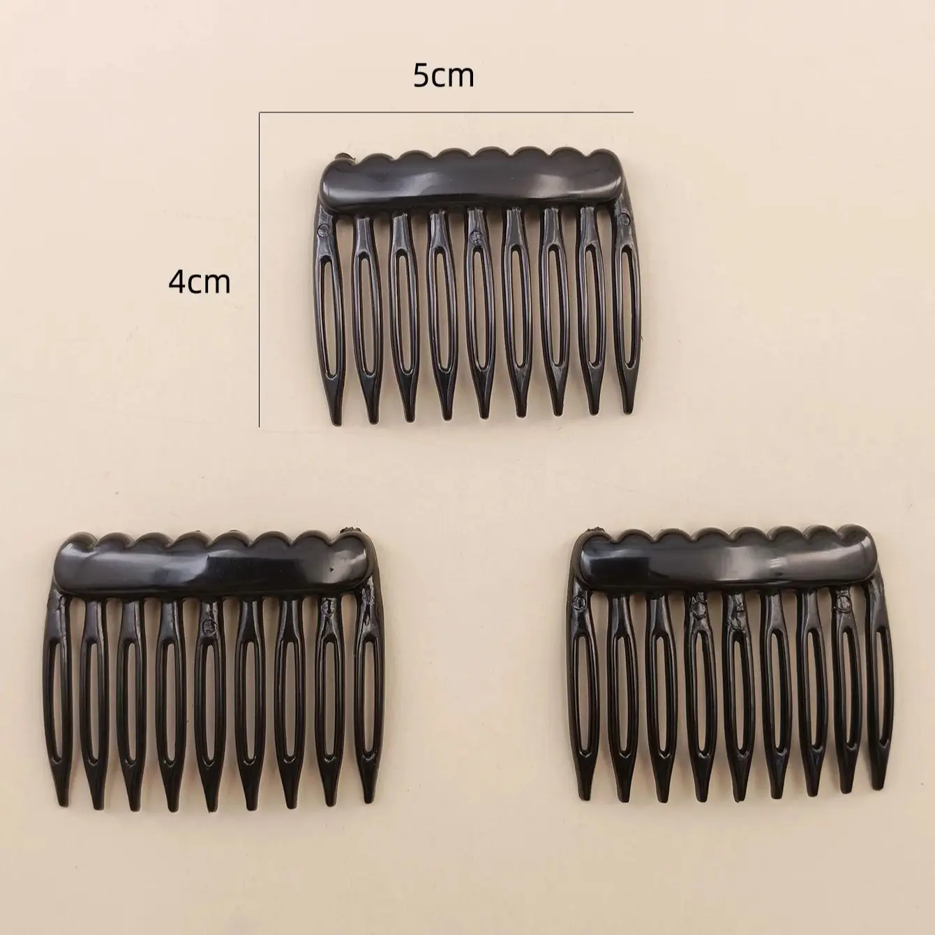 8PCS 9 Teeth Plastic Hair Side Comb Simple Hair Accessories Strong Hold Hair Comb For Women Girls