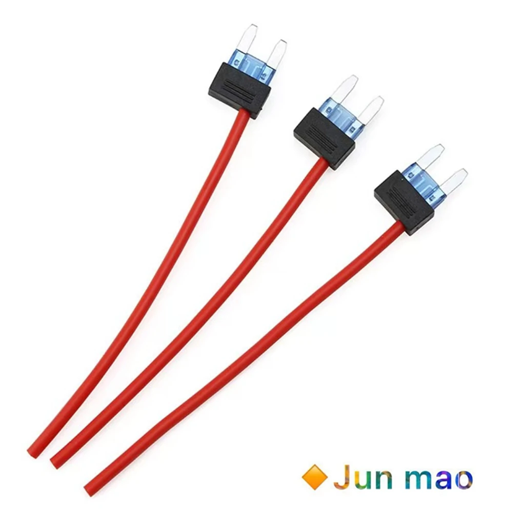 1/5PCS Small car simple electrical appliance 3A5A10A 15A 20A32V with wire fuse for wire retrieval