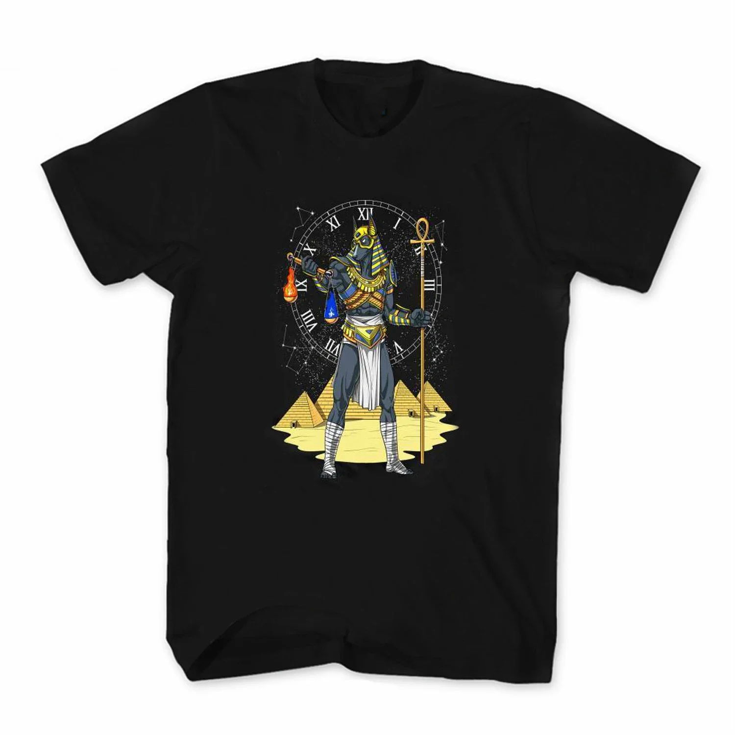 

Ancient Egyptian Mythology Egyptian God Anubis Mens T-Shirt. Summer Cotton Short Sleeve O-Neck Unisex T Shirt New S-3XL