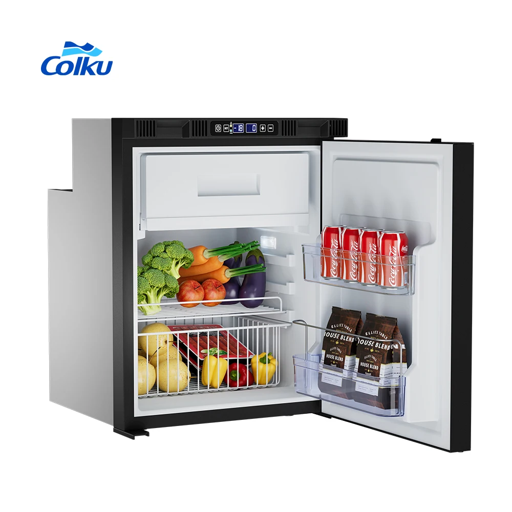 Heavy Duty 4x4 Built-in Car Fridge 12v Compressor Freezer 57L Rv Refrigerator for Truck Camping SUV