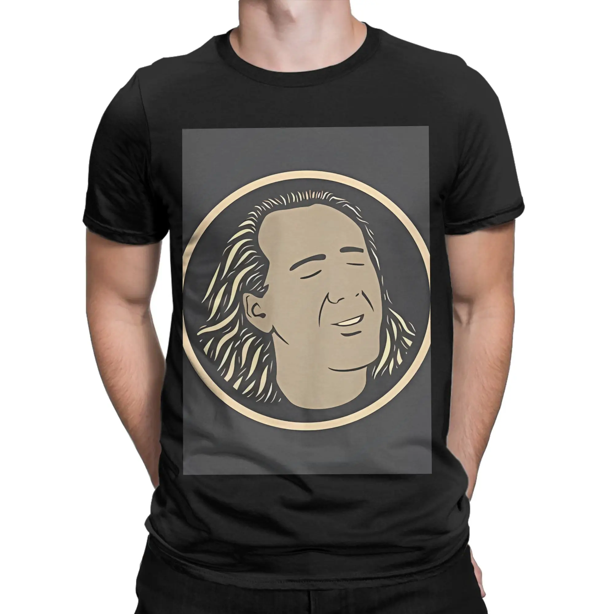 Camiseta de algodón 100% con diseño de Con Air Nicolas Cage, camisetas de Nicolas Cage para hombre