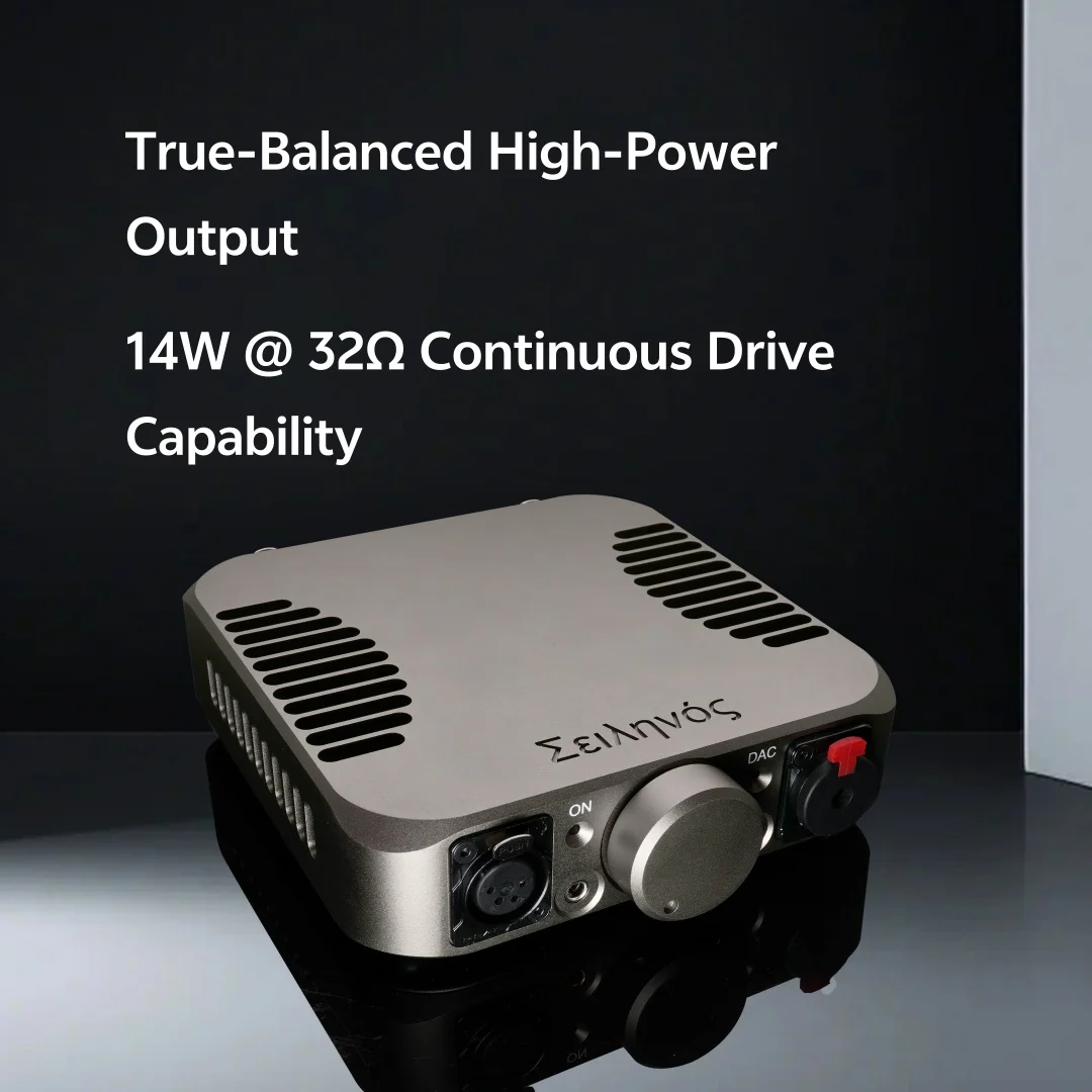 FangSound Silenos متكامل DAC/مضخم سماعة الرأس/Preamp مخرج عالي الطاقة ودقة فك تشفير R2R وتصميم مدمج مدمج