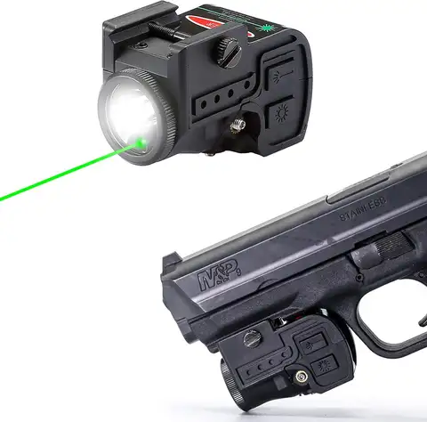 Pistol Airsoft Gun Lasers with Magnetic Charging and Strobe FunctionPistol Flashlight Laser with 20mm Picatinny rail