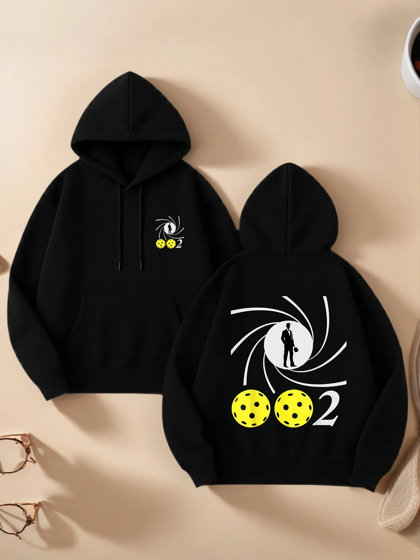 Grafische hoodie dames, esthetisch ontwerp met unieke print, casual dagelijks gebruik, zachte stof, voor jonge mannen en vrouwen