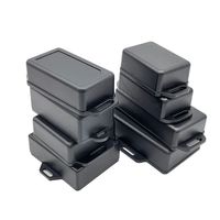 ABS Plastic Waterproof Black DIY Housing Instrument Case Electronic Project Box Electric Supplies PCB Circuit Board Glue Box