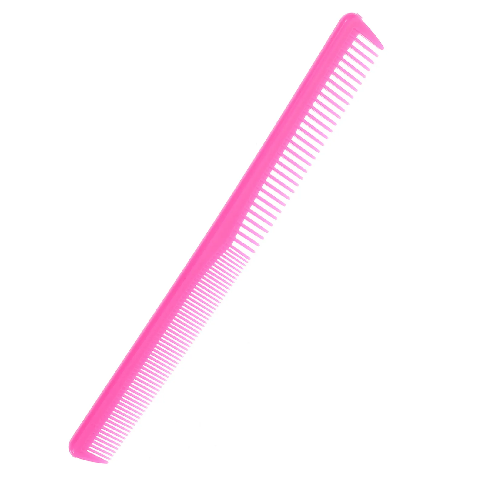 

Anti-Static Plastic Hair Comb Set Double Sided Tooth Design for Hair Cutting Styling Salon Barber Shop Hotel Daily Use Pink