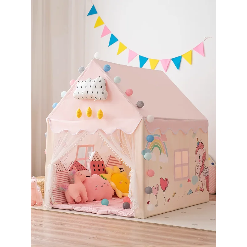 Ins tenda per bambini casetta da gioco oversize per interni principessa ragazza sogno casetta castello casa giocattolo per bambini