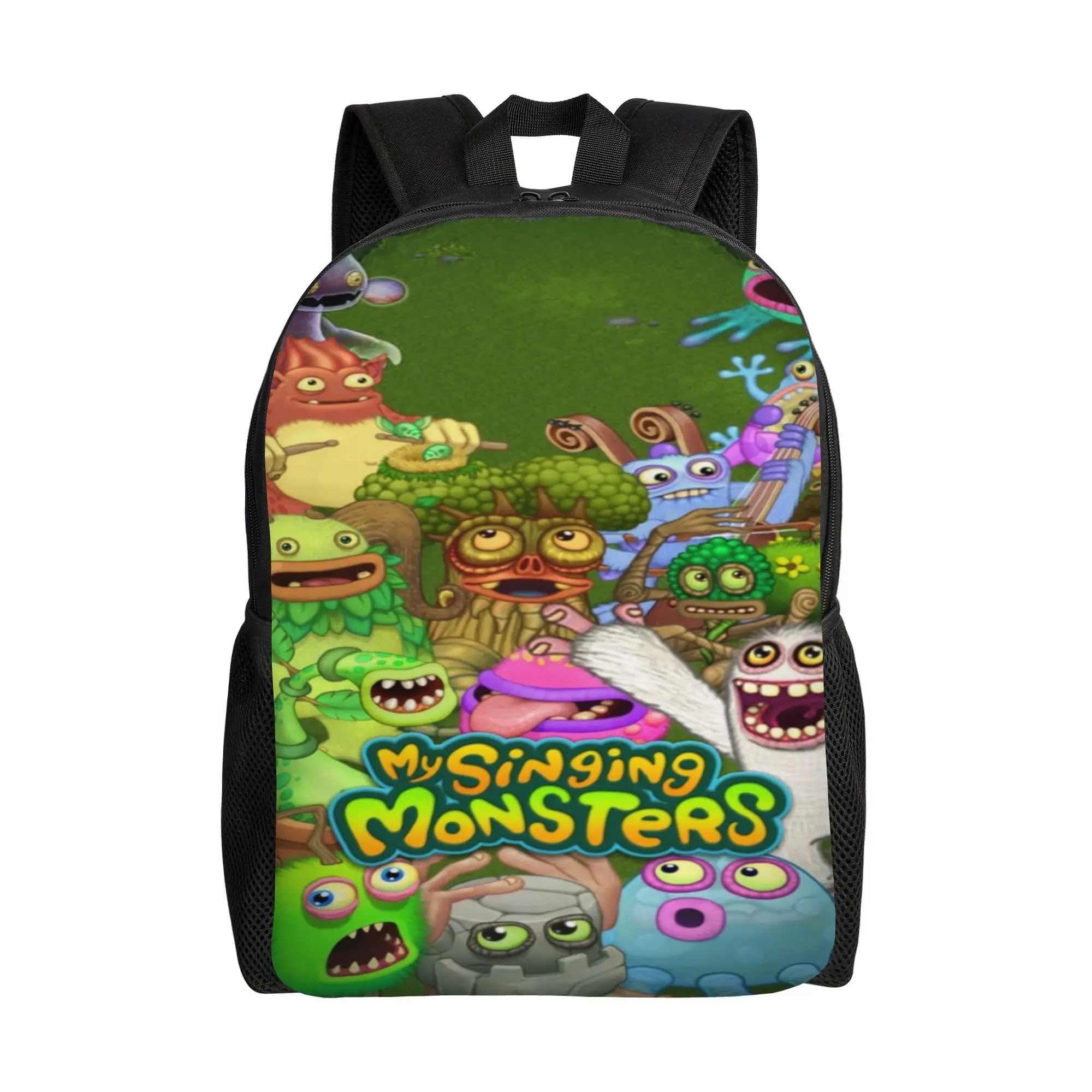 My Singing Monsters  Backpack  Workout Backpacks Women Designer Big High School Bags Casual Rucksack