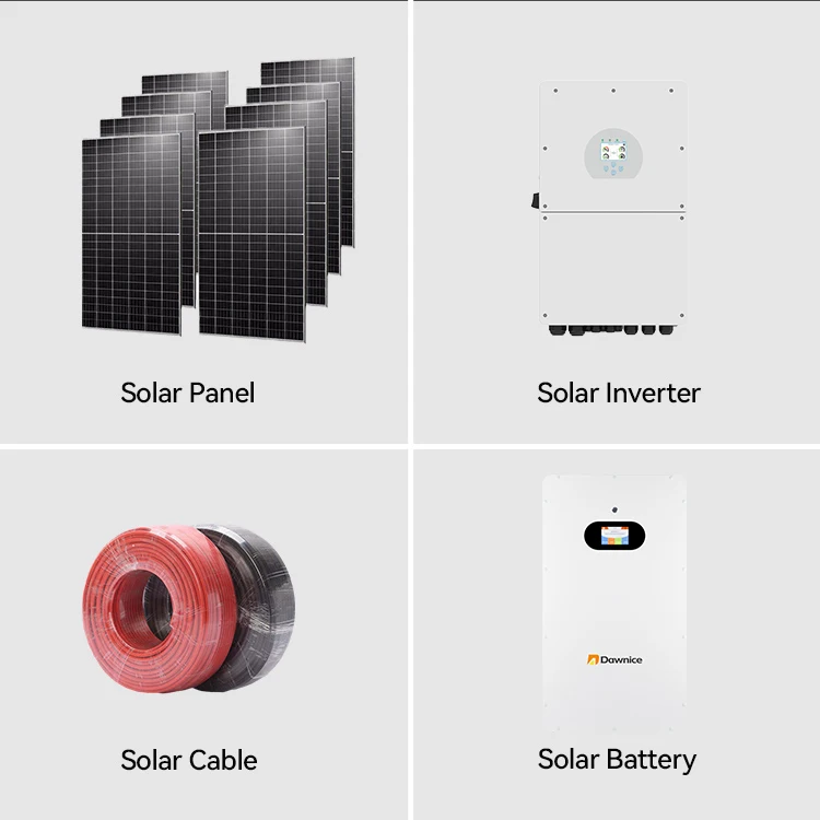 All in One Off Grid Solar Panel System Complete Set 5KW 5KVA 10KW 10KVA 15KW 15KVA 20KW Hybrid Solar Energy System for Home