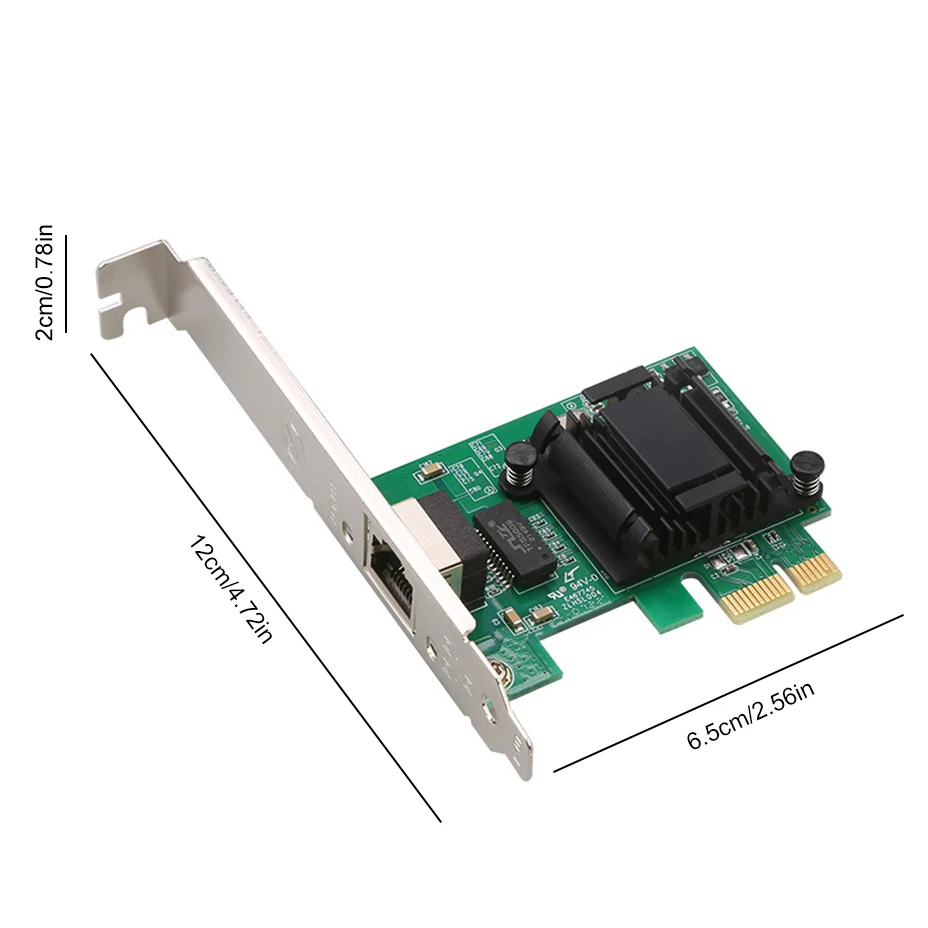 Gigabit PCI-E Network Card I82574 PCIe1X High Speed Stable Home Office Campus Gigabit Network Card