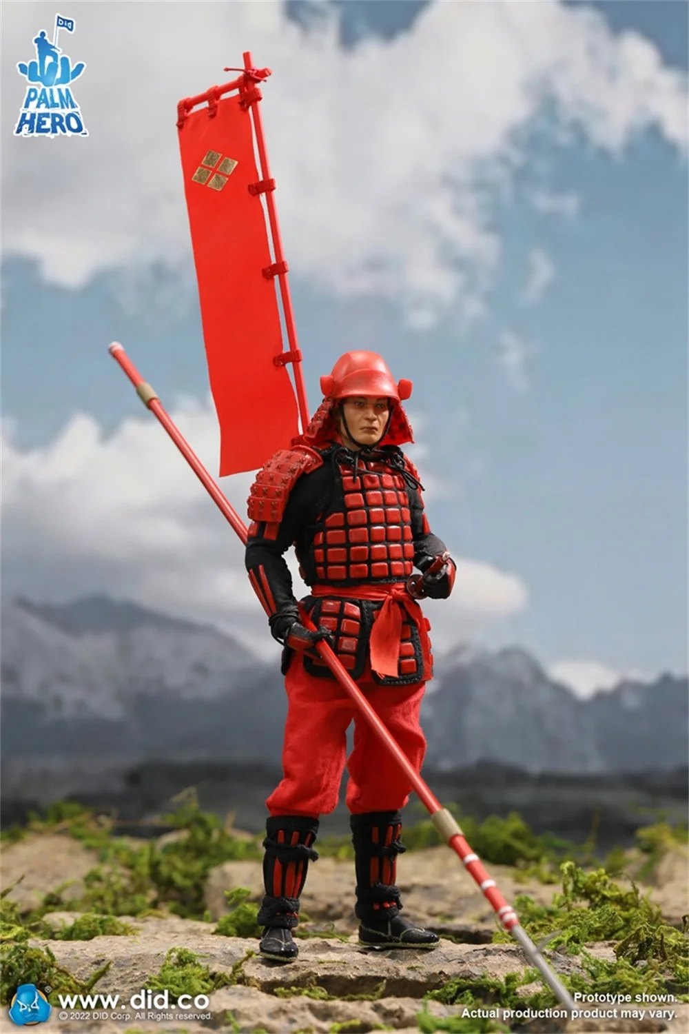 For Sale 1/12th DID XJ80016A Red Version Old Vintage Japan Warrior Soldier Full Set Moveable Action Figure Gift For Fans