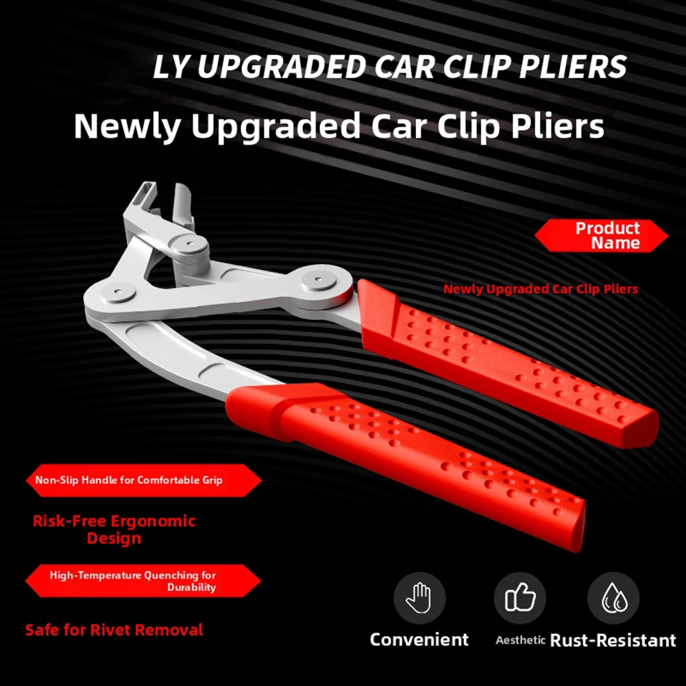Panel Clip Pliers Trim Clip Removal Pliers Lightweight Rivets Clip Fastener Remover for Car Door Panel