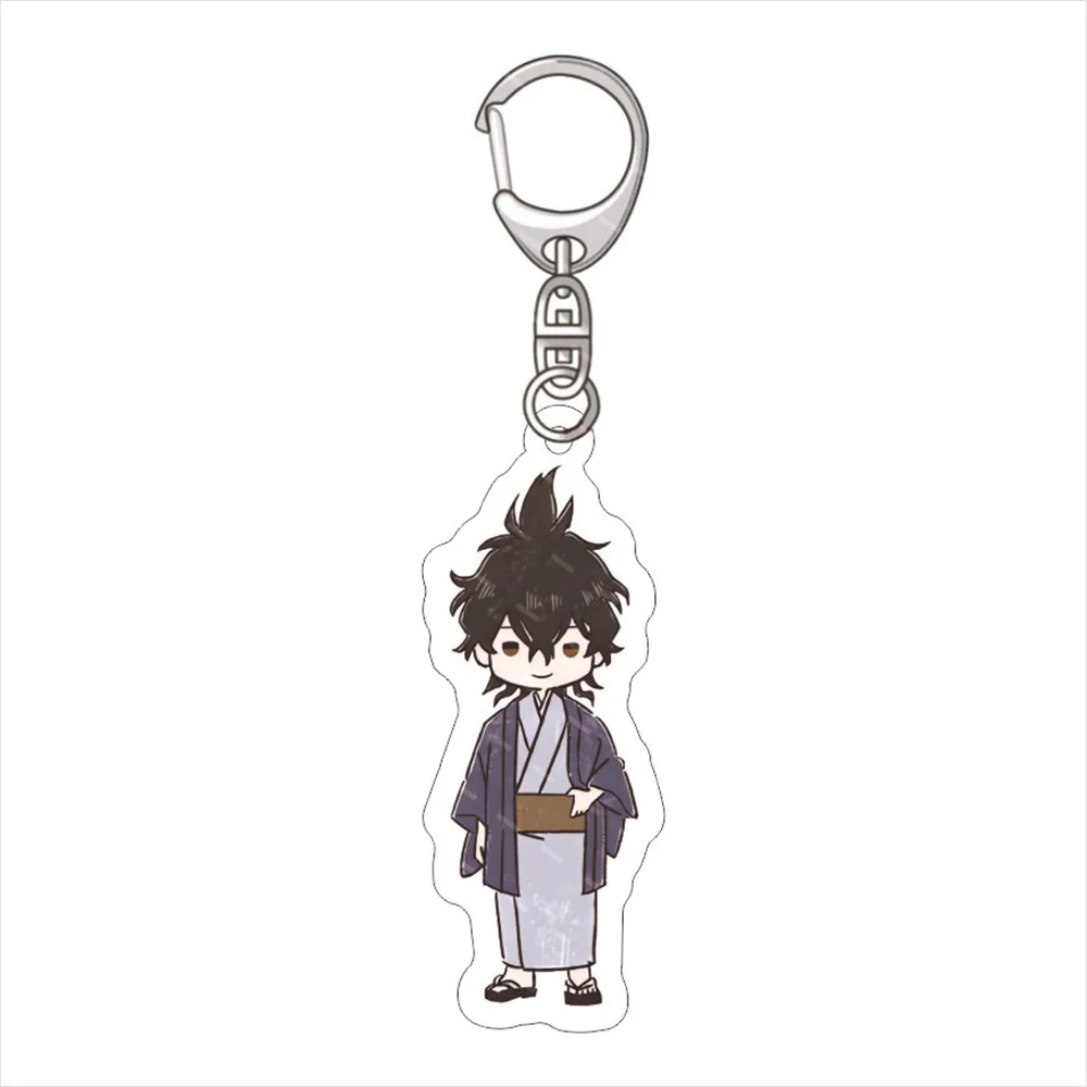 Anime Cosplay Keychain Asta Yuno Noell Cartoon Figure Acrylic Metal Key Chain Bag Charm Decoration Fashion Jewelry